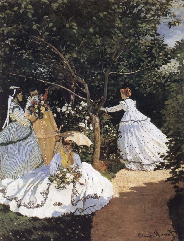 Claude Monet Women in the Garden china oil painting image